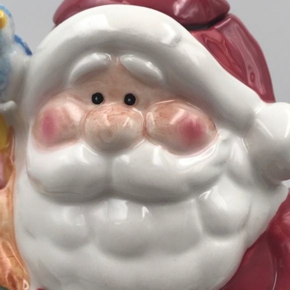 Scott's Collectables Teapot Santa with Bluebird of Happiness Teapot - Picture 4 of 11